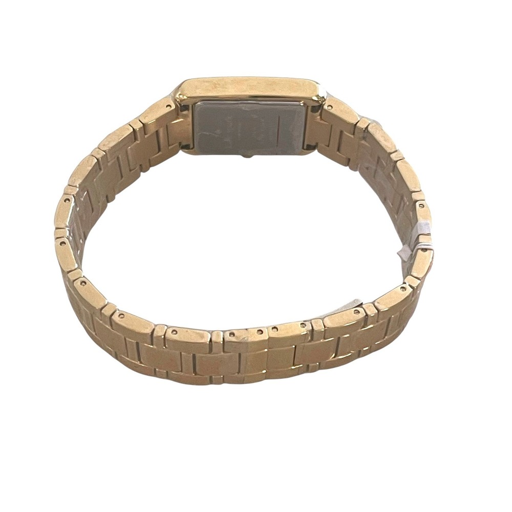 Kate Spade New York "Waldorf" SS/Gold Tone Crystal Bracelet Watch 1YRU0064 NWT - Picture 4 of 12